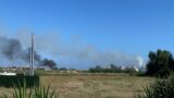 Ardea, ancora un incendio alle Salzare: nube nera visibile a distanza (FOTO E VIDEO)