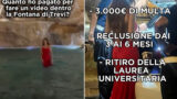 La Dolce Vita della modella Onlyfans: tuffo nella fontana di Trevi e maximulta