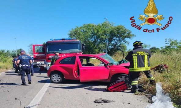 Incidente via Baccanello Roma