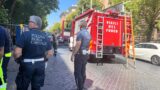 Prati, incendio nella cucina di un ristorante: intossicato un lavoratore
