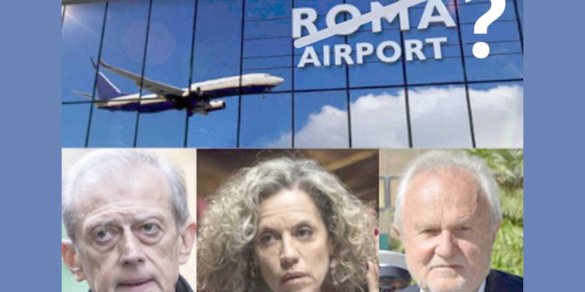 L'aeroporto di Roma Fiumicino a Cirinnà, Fassino e Montino