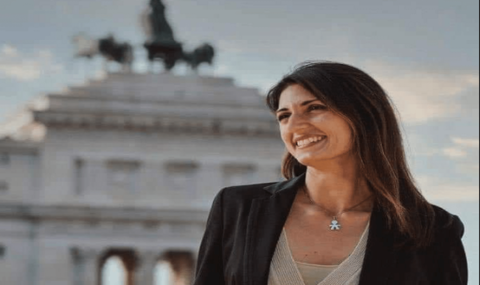 L'ex sindaca di Roma, Virginia Raggi
