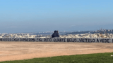 Roma, la “scritta” sul Monte Ciocci cambia per la Palestina: “Il cielo senza bombe quanto è bello”