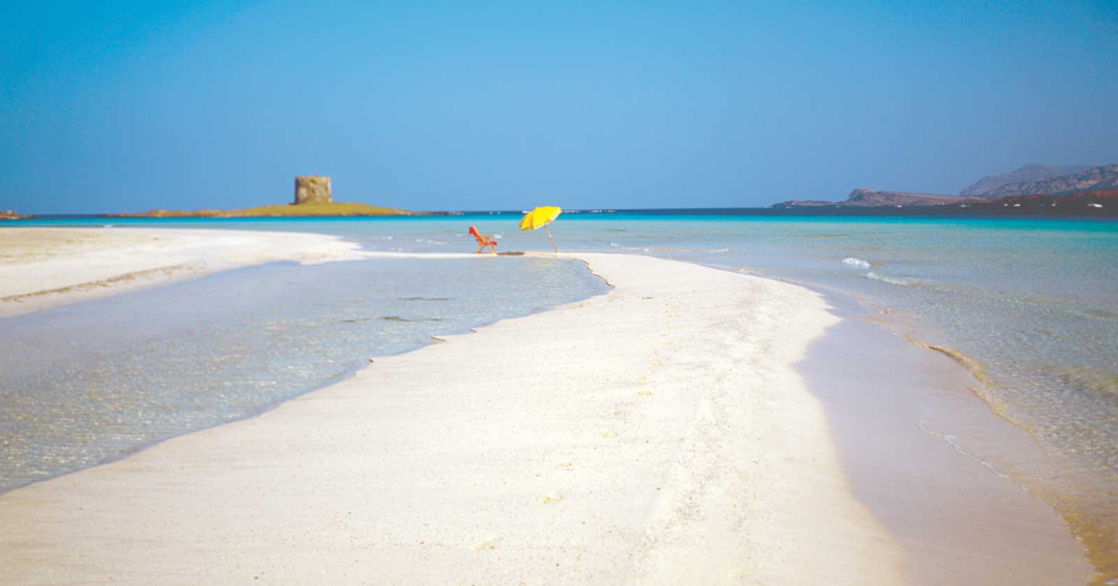 La spiaggia di Stintino, in Sardegna