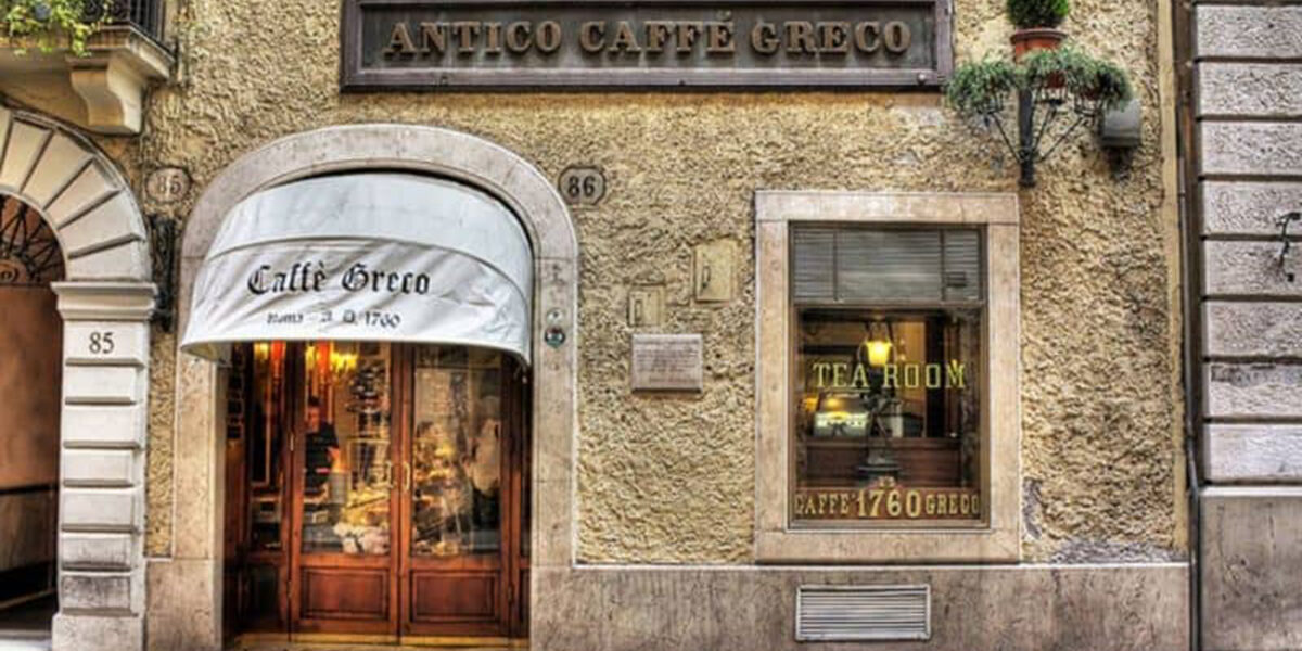 Il caffè Greco di via Condotti