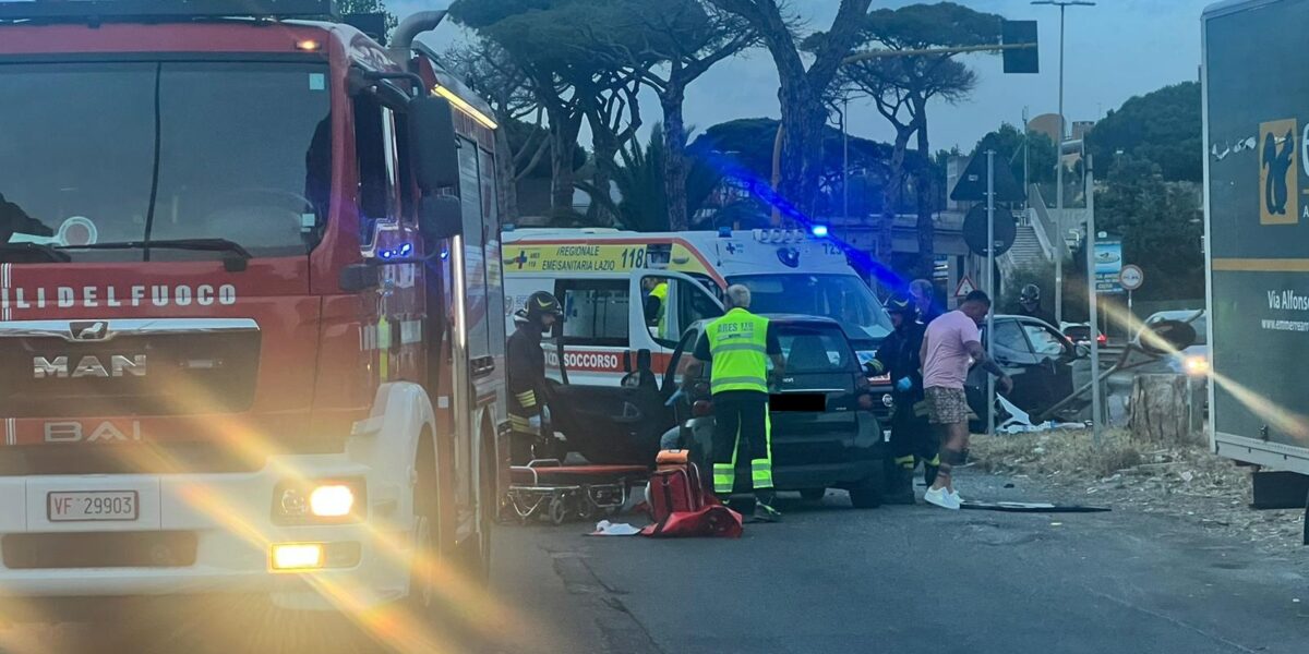 incidente Ostia via dei Romagnoli