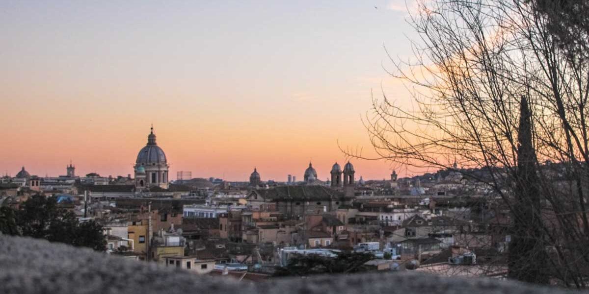 Roma, panorama dal Pincio