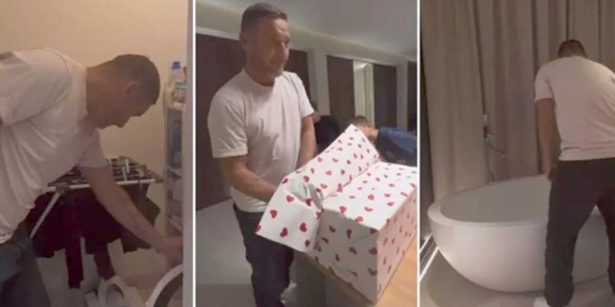 Tre foto dalla casa di Totti e Noemi a Roma nord