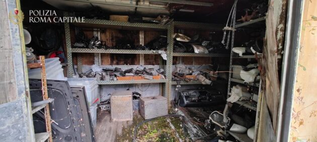 Discarica abusiva a Roma 