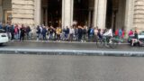 Roma, protesta dei balneari in piazza a Montecitorio