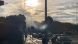 Roma, incendio in Galleria Giovanni XXIII: traffico in tilt e aria irrespirabile
