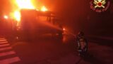 Civitavecchia, camper avvolto dalle fiamme: estratte due bombole gpl