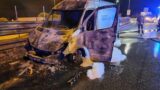 Roma, furgone prende fuoco sull’A1: panico a ridosso dell’area di servizio della Prenestina