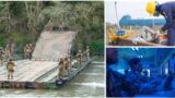 “Prove di guerra” a Roma: l’esercitazione militare tra Tevere e l’Eur (FOTO)