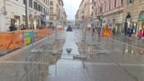Ottaviano, la nuova pavimentazione già allagata alle prime piogge: la Capitale a rischio figuracce per il Giubileo