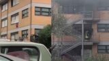 Roma, liceo Teresa Gullace ancora in fiamme: nuovo incendio