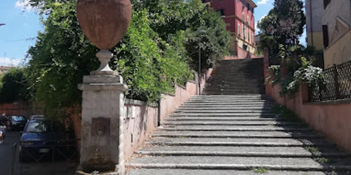 Luoghi segreti di Roma - fontana della Carlotta e scalinata degli innamorati alla Garbatella
