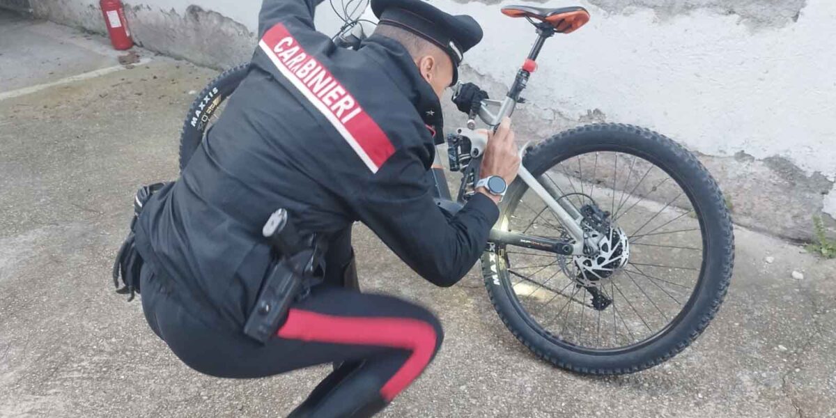 Carabinieri di Civitavecchia furto di bici