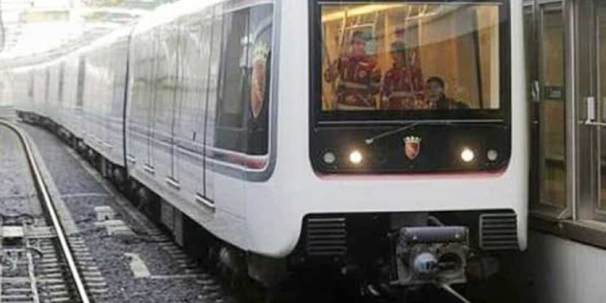 Roma, un treno della Metro C