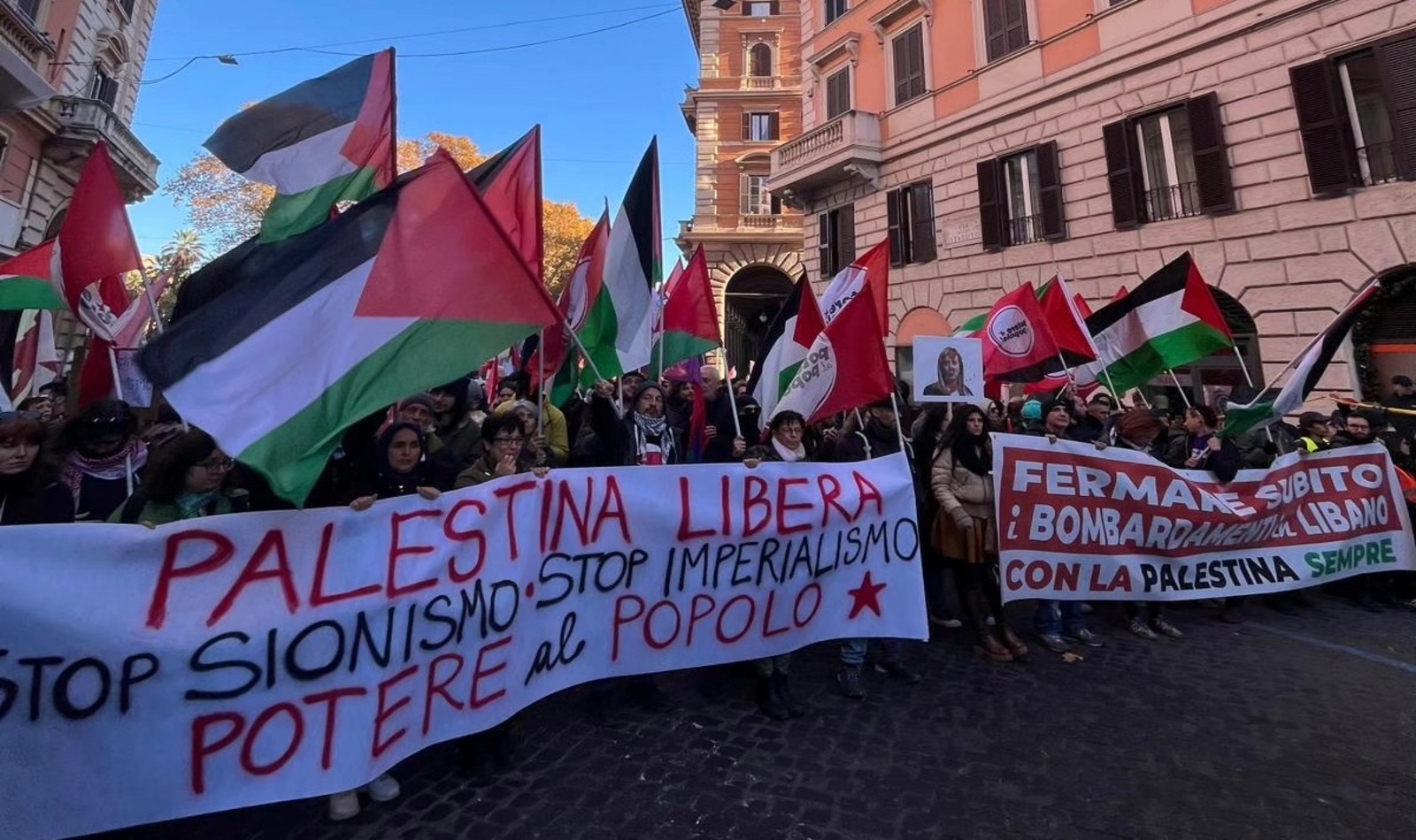 corteo palestina