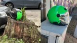 Roma, nuova tendenza per i caschi rubati di eCooltra: l’abbandono in strada