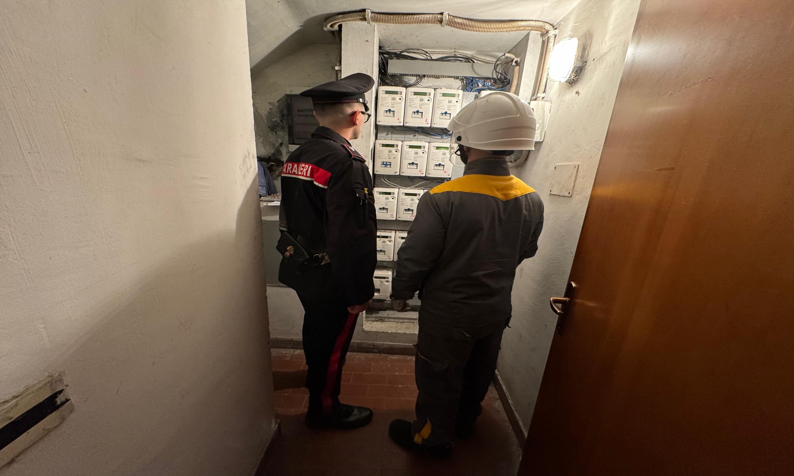 Furto di energia elettrica a Settebagni