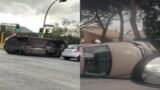 Roma, incidente tra due veicoli sulla Cassia: un veicolo si ribalta, 2 donne ferite