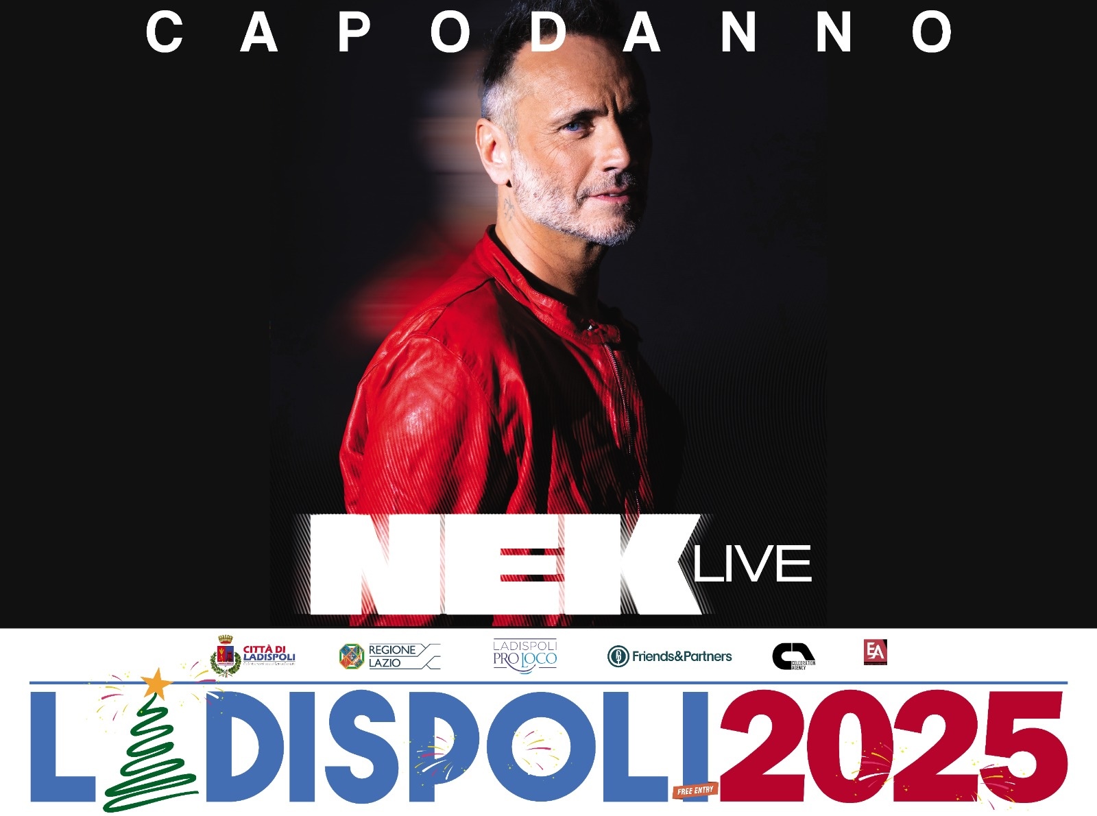Nek Capodanno a Ladispoli