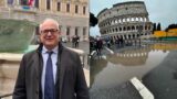 Roma, Gualtieri presenta il restyling in piazza Farnese (ma al Colosseo nascono nuove “piscine”)
