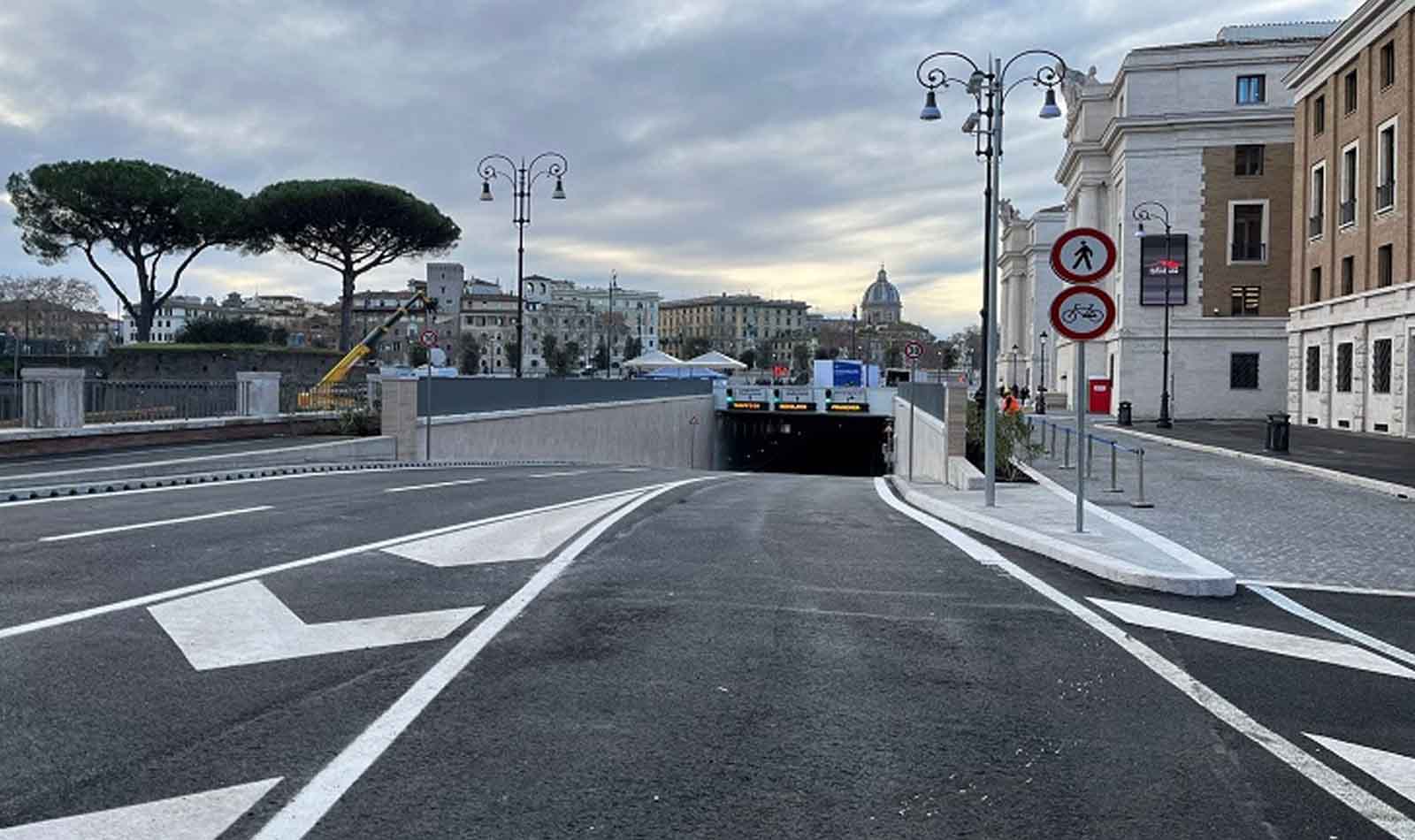 Roma, nuovo sottopasso lungotevere in Sassia