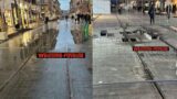 Roma, la “saga” della pozzanghera di via Ottaviano ha un sequel: il ritorno del cantiere