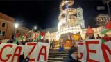 Roma, la protesta pro-Gaza sbarca a Trinità dei Monti: studenti occupano la scalinata