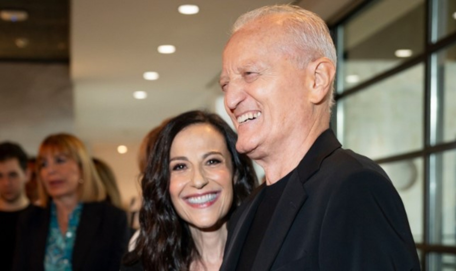 Francesca De Stefano a Domenica In con Santo Versace