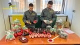 Roma, sequestrati 500 chili di fuochi d’artificio e due milioni di addobbi natalizi pericolosi