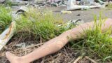 Ponte Galeria: discarica a cielo aperto nel parcheggio del quartiere, la denuncia dei residenti