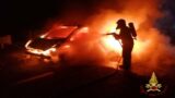 Ardea, furgoni distrutti dalle fiamme a Montagnano: arrestato l’autore grazie alla videosorveglianza