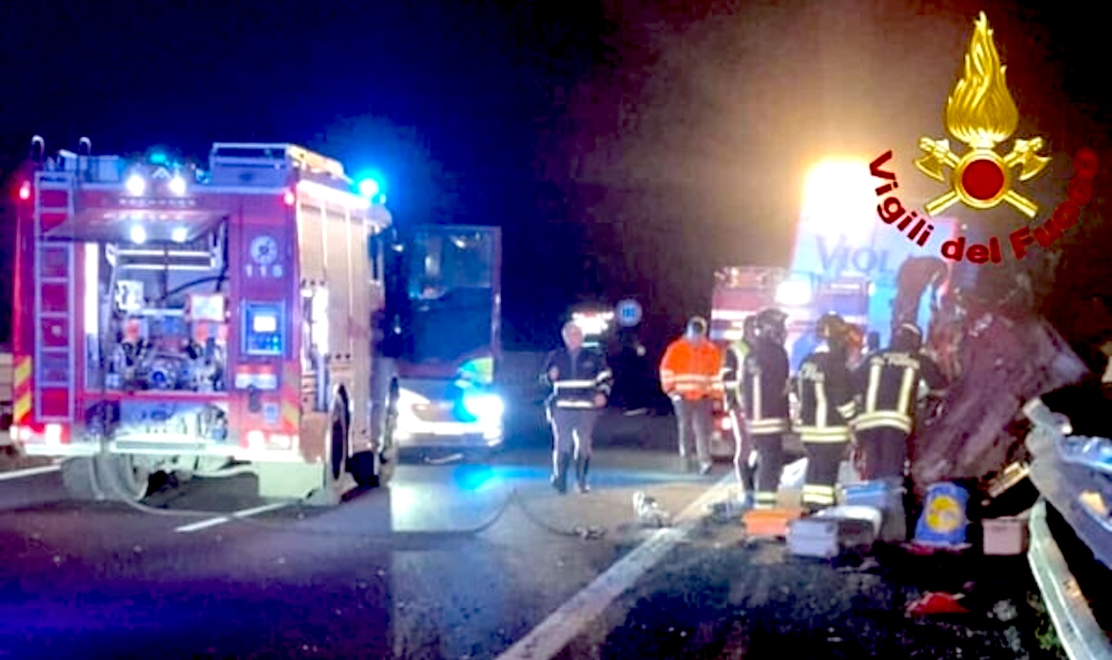 incidente mortale vigili del fuoco