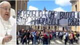 Roma, striscione contro papa Francesco: condannati quattro militanti di Forza Nuova