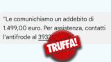 Attenzione alla truffa: falso messaggio Unicredit segnala un addebito inesistente