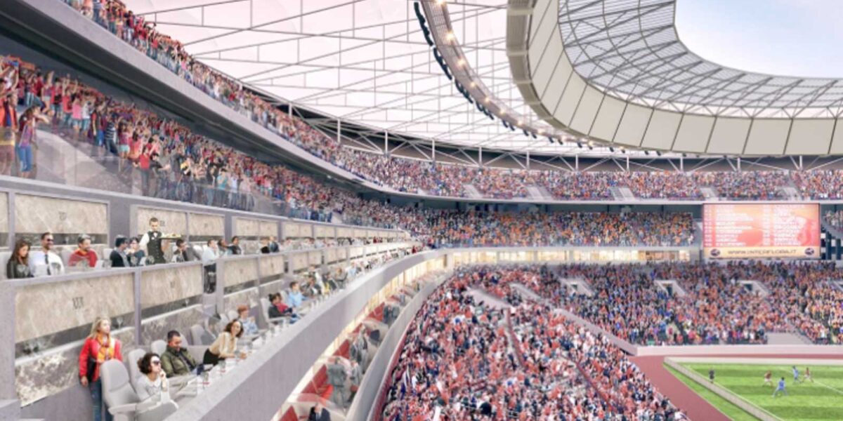 Il nuovo stadio della Roma a Pietralata ospiterà gli europei 2023: Federcalcio in pressing su Gualtieri