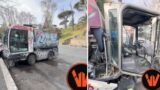 Roma, vandalizzati i mezzi Ama parcheggiati nel deposito del Gianicolo: lo sdegno corre sui social