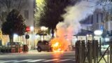 Paura a Ciampino, auto a fuoco in pieno centro (FOTO E VIDEO)