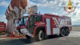 Incendio all’aeroporto di Ciampino appiccato da uno straniero: era in Italia da pochi giorni