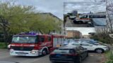Paura a Roma, incidente stradale al Tufello: una persona finisce sotto a un furgone (FOTO)