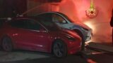 Roma, spaventoso incendio nella concessionaria: a fuoco 17 Tesla (FOTO)