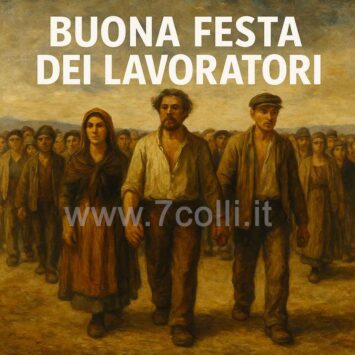 Festa dei Lavoratori auguri operai disegno