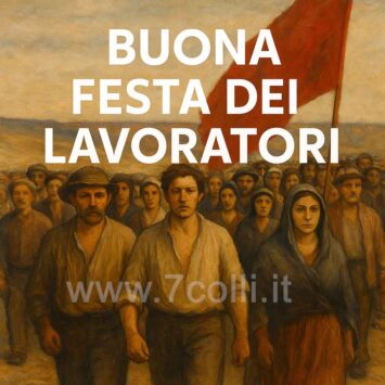 Festa dei Lavoratori auguri operai in marcia