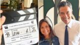 Alessandro Gassmann a Roma per le riprese della fiction Rai ispirata ai romanzi di Carofiglio