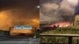 Roma, vasto incendio sterpaglie e materiali di risulta nella notte in via Portuense: soccorsa una donna (FOTO)