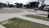 Roma, Piazza San Giovanni pronta al Concerto del Primo Maggio (ma l’erba è già un disastro)